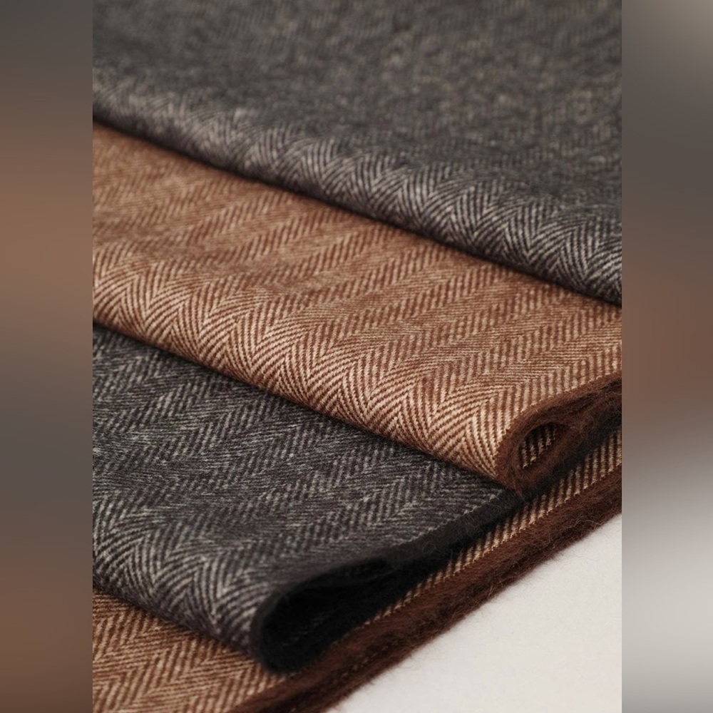 Cashmere feel muffler classic scarf